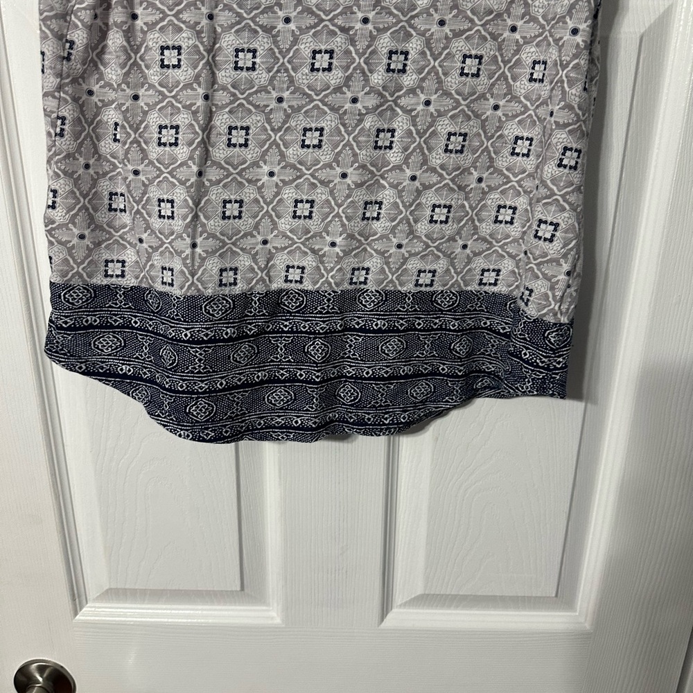 Lucky Brand Sleeveless Patterned Sumner Tank Top - Picture 9 of 13